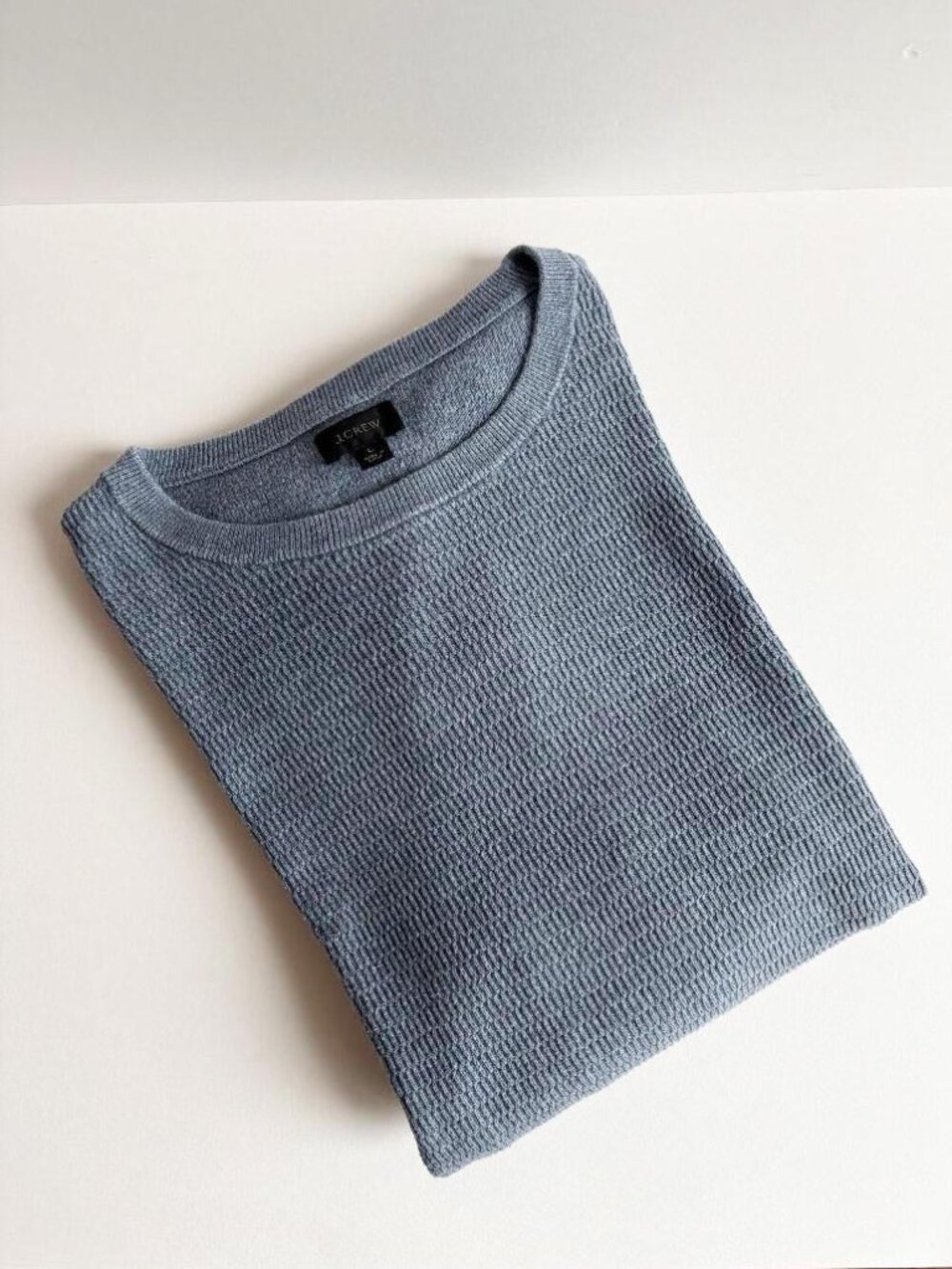 J. Crew Long Sleeve Thermal Crewneck Waffle KNnit